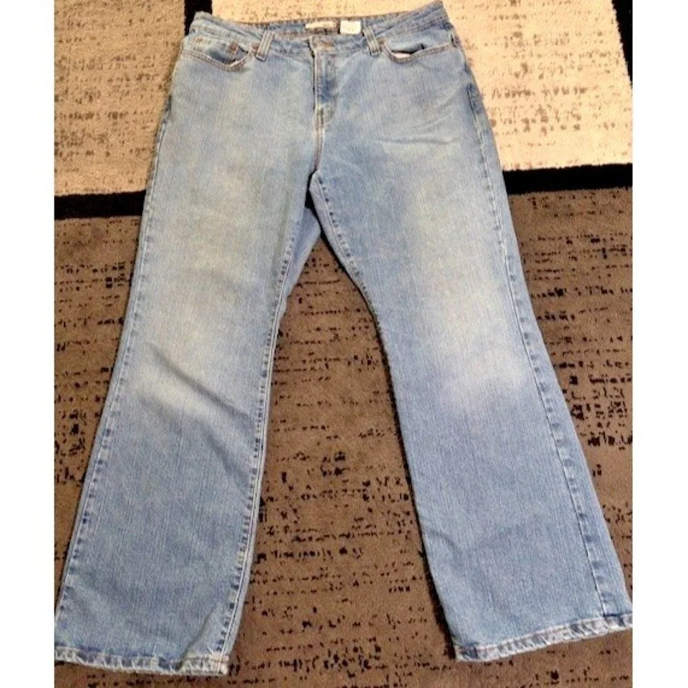 Levi's 515 Bootcut Jeans Women's 18M Blue Stretch Denim Mid Rise Classic